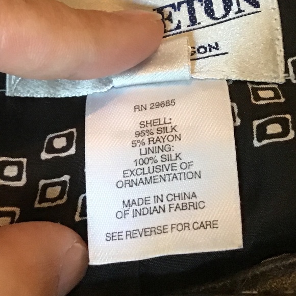 Pendleton leather and silk suit coat fully lined - Picture 5 of 7